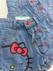 Short Jeans Infantil Laços