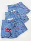 Short Jeans Infantil Laços