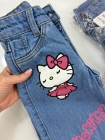 Calça Jeans Infantil Hello Kitty