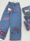 Calça Jeans Infantil Hello Kitty