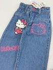 Calça Jeans Infantil Hello Kitty