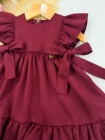 Vestido Isabella Marsala Baby (Premium)