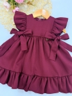Vestido Isabella Marsala Baby (Premium)