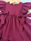 Vestido Isabella Marsala Baby (Premium)