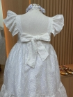 Vestido Bela Off Tecido Laise (Premium)