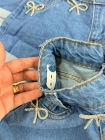 Short Jeans Infantil Laço