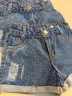Short Jeans Infantil Brilho