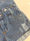 Short Jeans Infantil Brilho