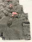 Short Jeans Juvenil Preto Ref. 1249