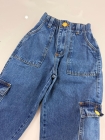 Calça Cargo Jeans Juvenil