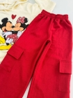 Conjunto Capuz Moletom Mickey e Minne