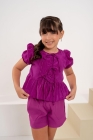 Conjunto Luxo Batinha Lilás