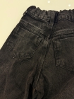 Calça Cargo Jeans Infantil Preta
