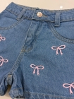Short Jeans Juvenil com Laço 