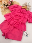 Conjunto Luxo Batinha Pink