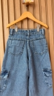 Calça Cargo Jeans Juvenil