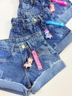 Short Jeans Infantil Unicórnio