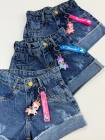 Short Jeans Infantil Unicórnio