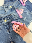 Short Jeans Infantil Arco Iris
