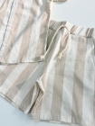 Conjunto Linho Listras Nude