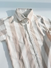 Conjunto Linho Listras Nude