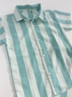Conjunto Linho Listras Verde