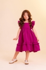 Vestido LUXO Fúcsia (Premium)