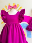 Vestido LUXO Fúcsia (Premium)