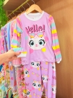 Pijama Manga Longa Gatinha