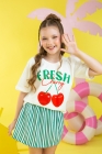 Conjunto Short Saia Cherry