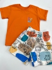 Conjunto Laranja Safari