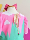 Vestido Lúdico Rosa Selva