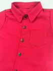 Conjunto Mauricinho Linho Vermelho
