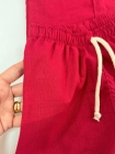 Conjunto Mauricinho Linho Vermelho