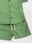 Conjunto Mauricinho Linho Verde Oliva