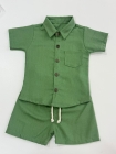 Conjunto Mauricinho Linho Verde Oliva
