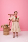 Vestido Isabella Nude Claro (Premium)