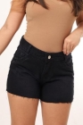Short Jeans Juvenil Preto