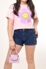 Short Jeans Juvenil Azul Cargo