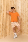 Conjunto Listras Coral (Premium)