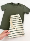Conjunto Listras Verde Musgo (Premium)
