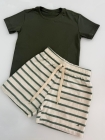 Conjunto Listras Verde Musgo (Premium)