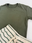 Conjunto Listras Verde Musgo (Premium)