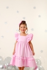 Vestido LUXO Rosa Bebe (Premium)
