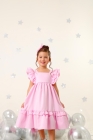 Vestido LUXO Rosa Bebe (Premium)