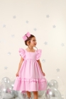 Vestido LUXO Rosa Bebe (Premium)