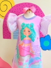 Vestido Trapézio Sereia
