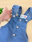 Jardineira Jeans Infantil