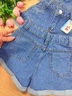 Short Jeans Infantil Brilho