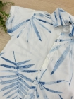 Conjunto Folhas Jeans